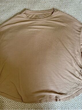 American Eagle Soft & Sexy Ribbed Tee cropped
